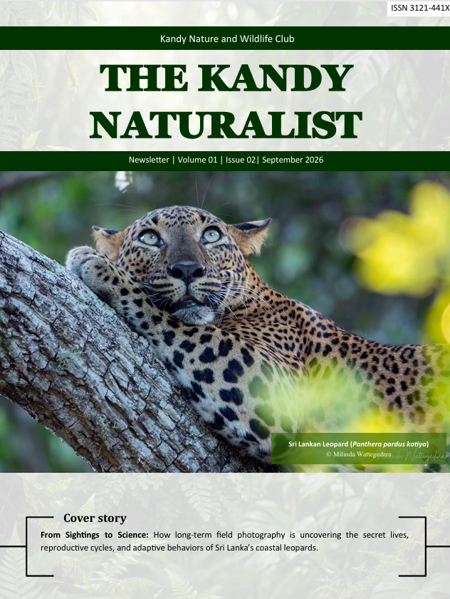 The Kandy Naturalist - Volume 01 Issue 02 Cover